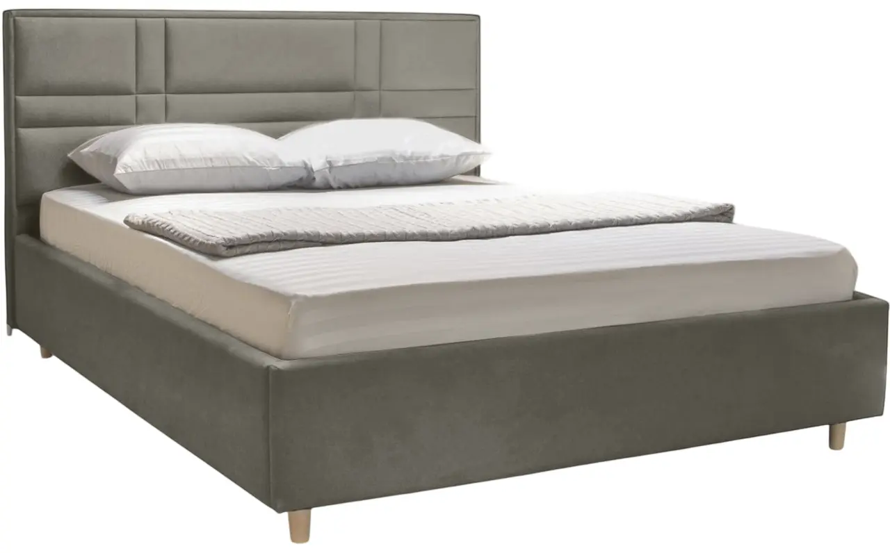 Кровать Charmbed Lux Maria 180x200 Laguna 09 (Stone Gray) - 2