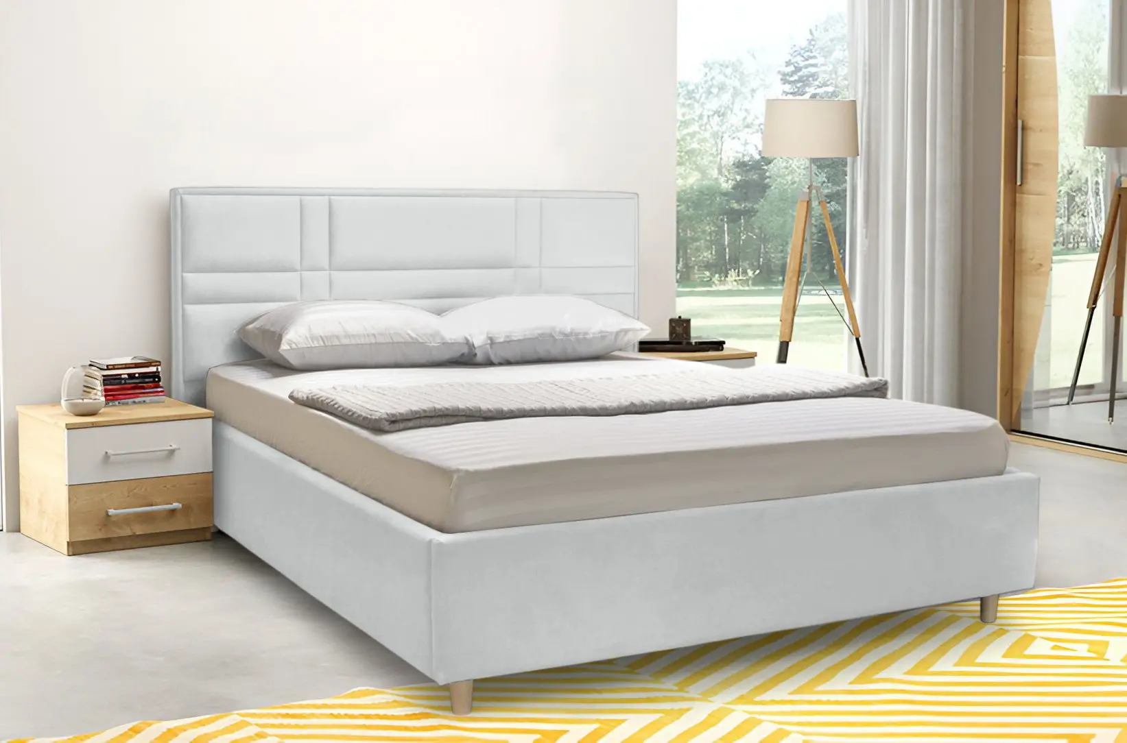 Кровать Charmbed Lux Maria 180x200 Laguna 41 (Silver)