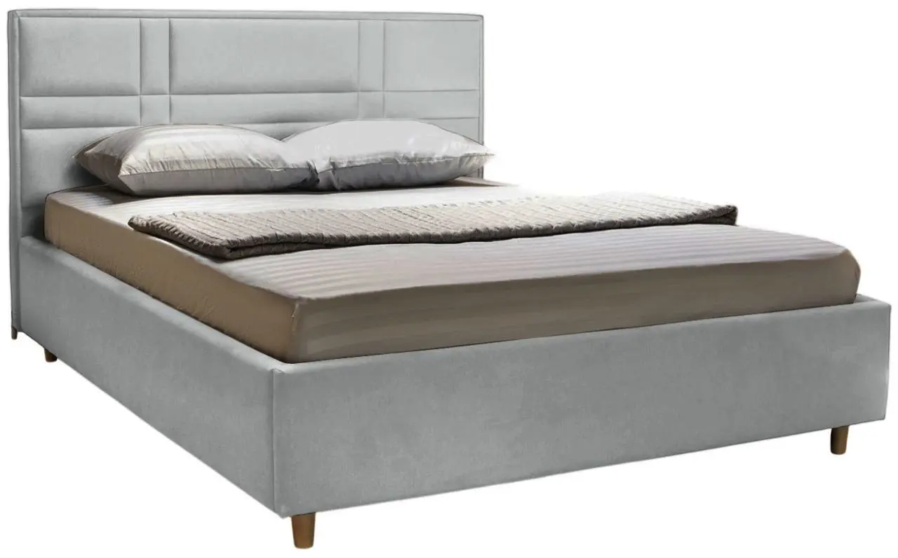 Кровать Charmbed Lux Maria 180x200 Laguna 42 (Light Gray) - 2