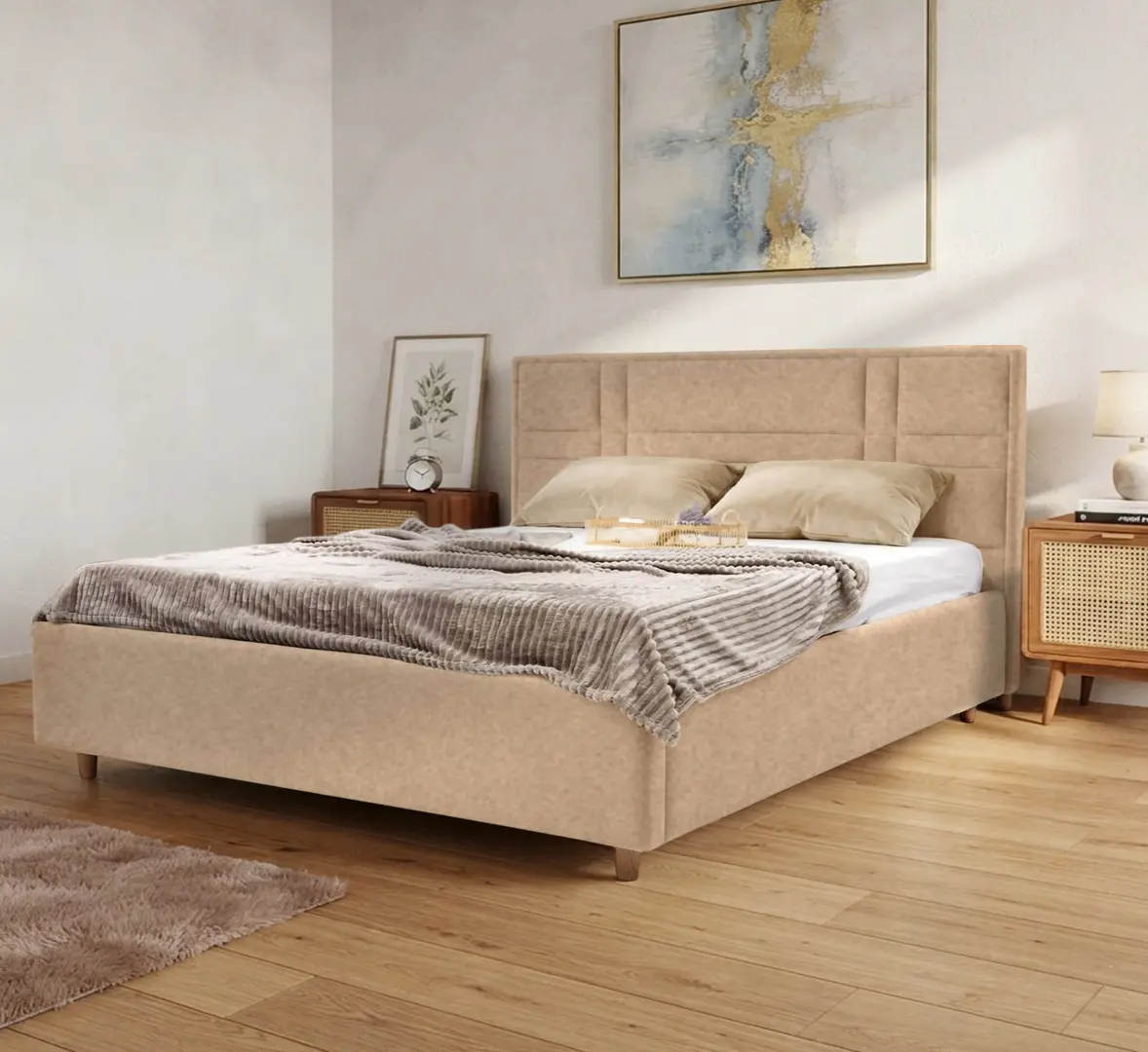 Pat Charmbed Lux Maria 180x200 Mono 02 (Beige)