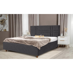 Кровать Charmbed Lux Maria 180x200 Mono 07 (Dark Grey)