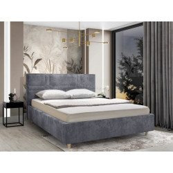 Кровать Charmbed Lux Maria 180x200 Mono 09 (Grey-Blue)