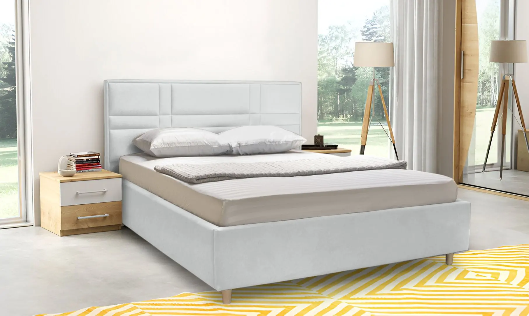 Pat Charmbed Lux Maria Laguna 41 160x200 (Light Gray)