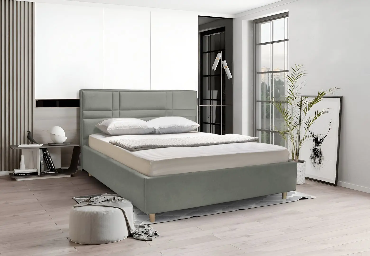 Pat Charmbed Lux Maria Laguna 43 160x200 (Gray)