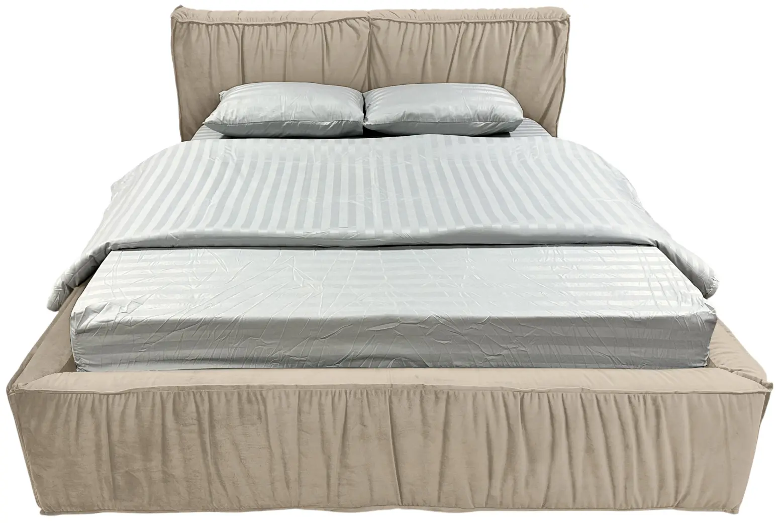 Кровать Charmbed Lux Selina 160x200 Laguna 07 (Beige) - 3