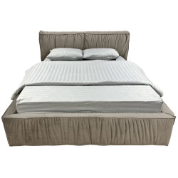 Кровать Charmbed Lux Selina 160x200 Laguna 09 (Stone Gray) Thumb