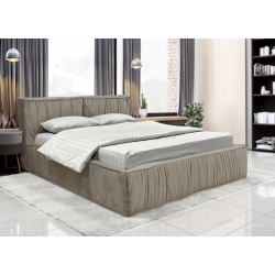 Кровать Charmbed Lux Selina 160x200 Laguna 09 (Stone Gray)