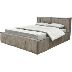Кровать Charmbed Lux Selina 160x200 Laguna 09 (Stone Gray) Thumb