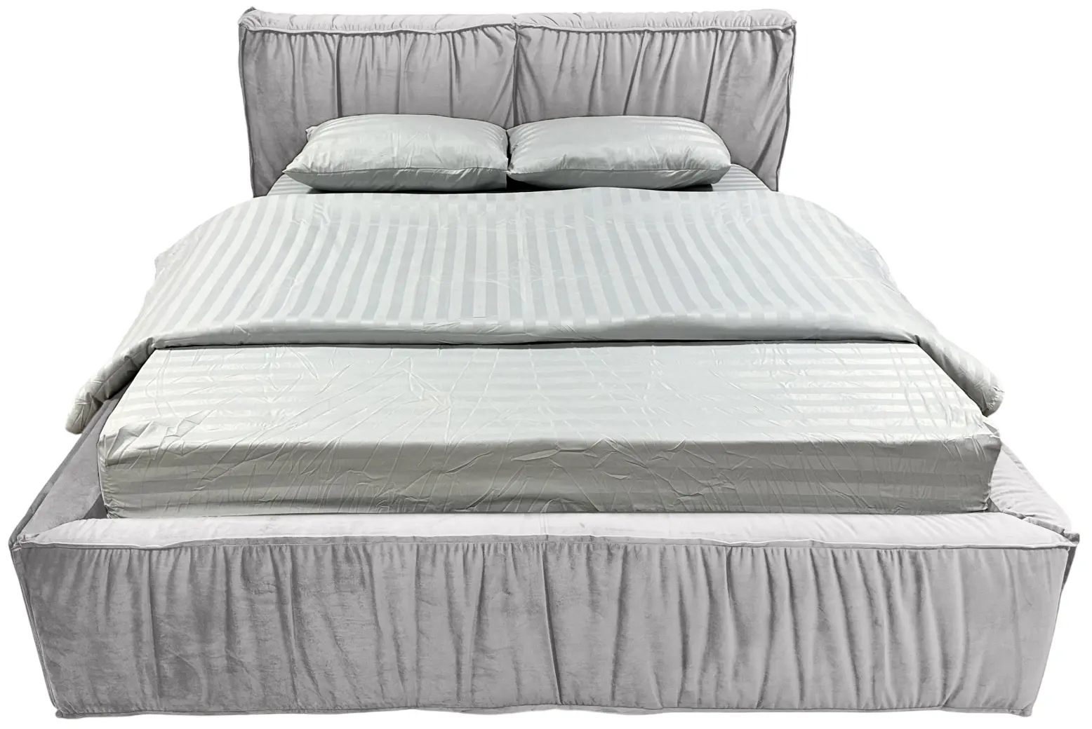 Кровать Charmbed Lux Selina 160x200 Laguna 41 (Silver) - 3