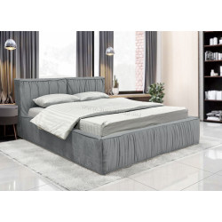 Кровать Charmbed Lux Selina 160x200 Laguna 42 (Light Gray)