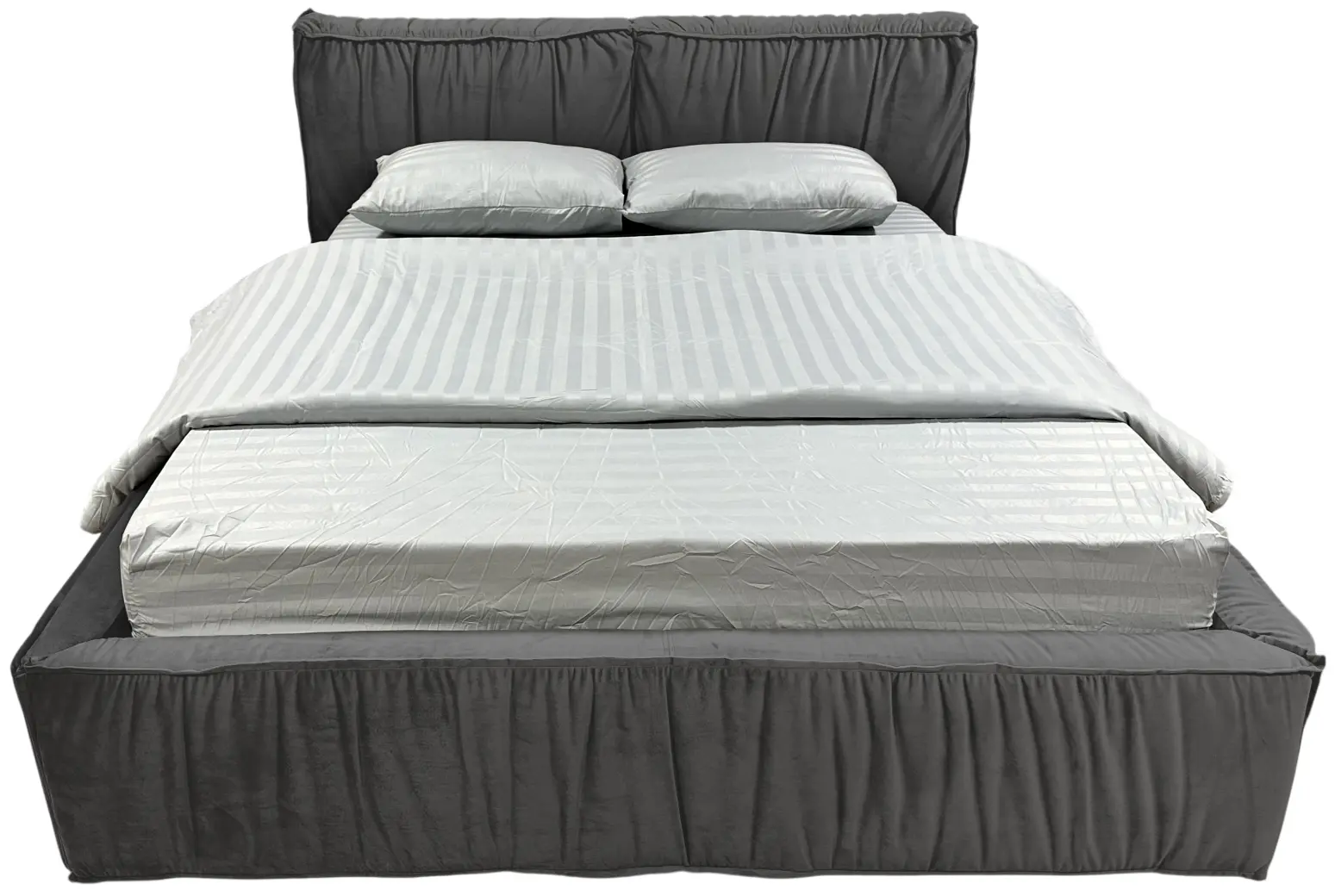 Кровать Charmbed Lux Selina 160x200 Laguna 43 (Gray) - 3