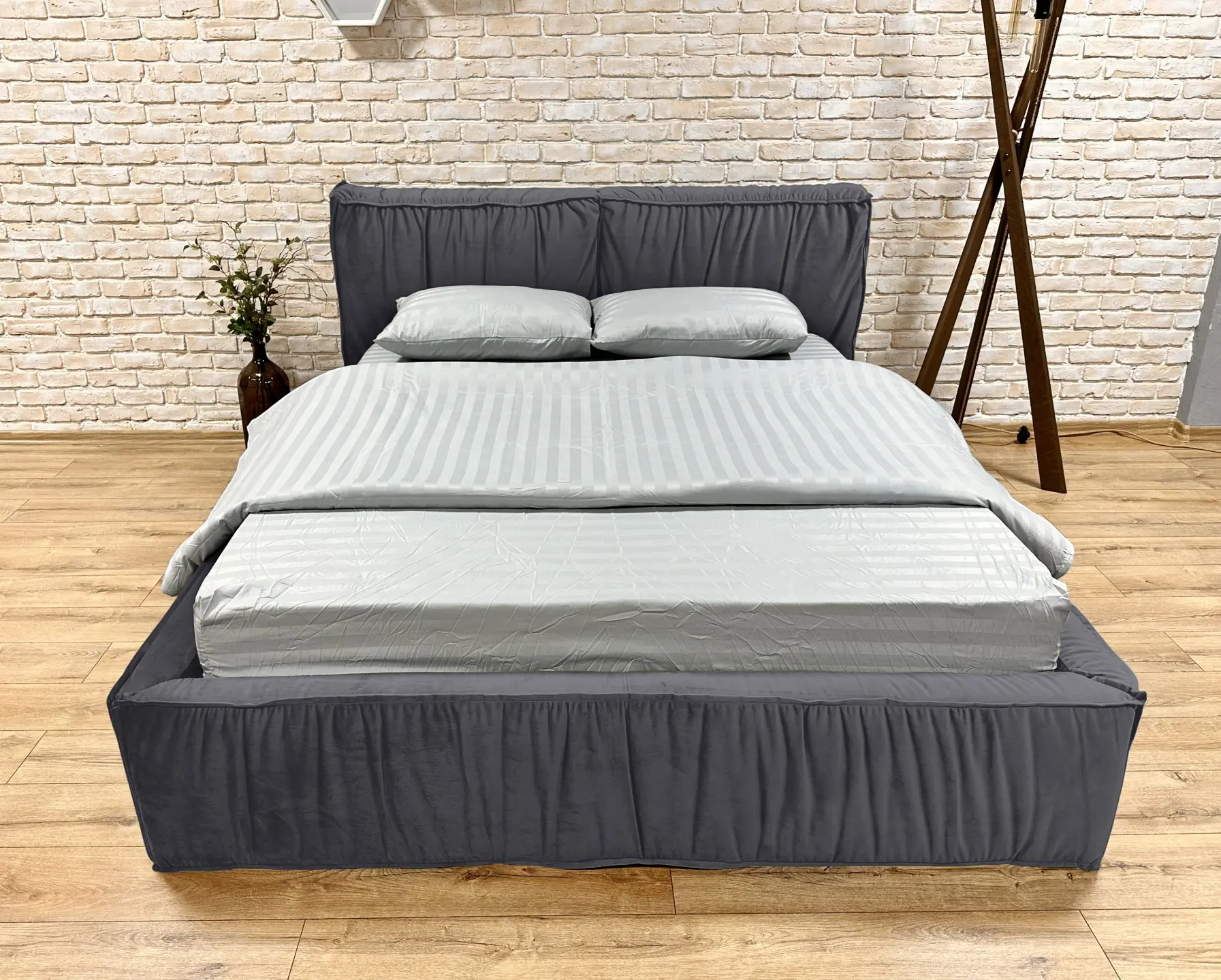 Кровать Charmbed Lux Selina 160x200 Laguna 44 (Graphite) - 2