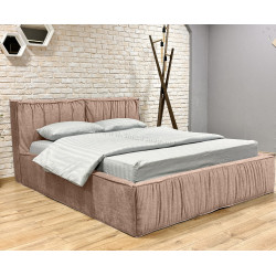 Кровать Charmbed Lux Selina 160x200 Mono 06 (Dark Beige)