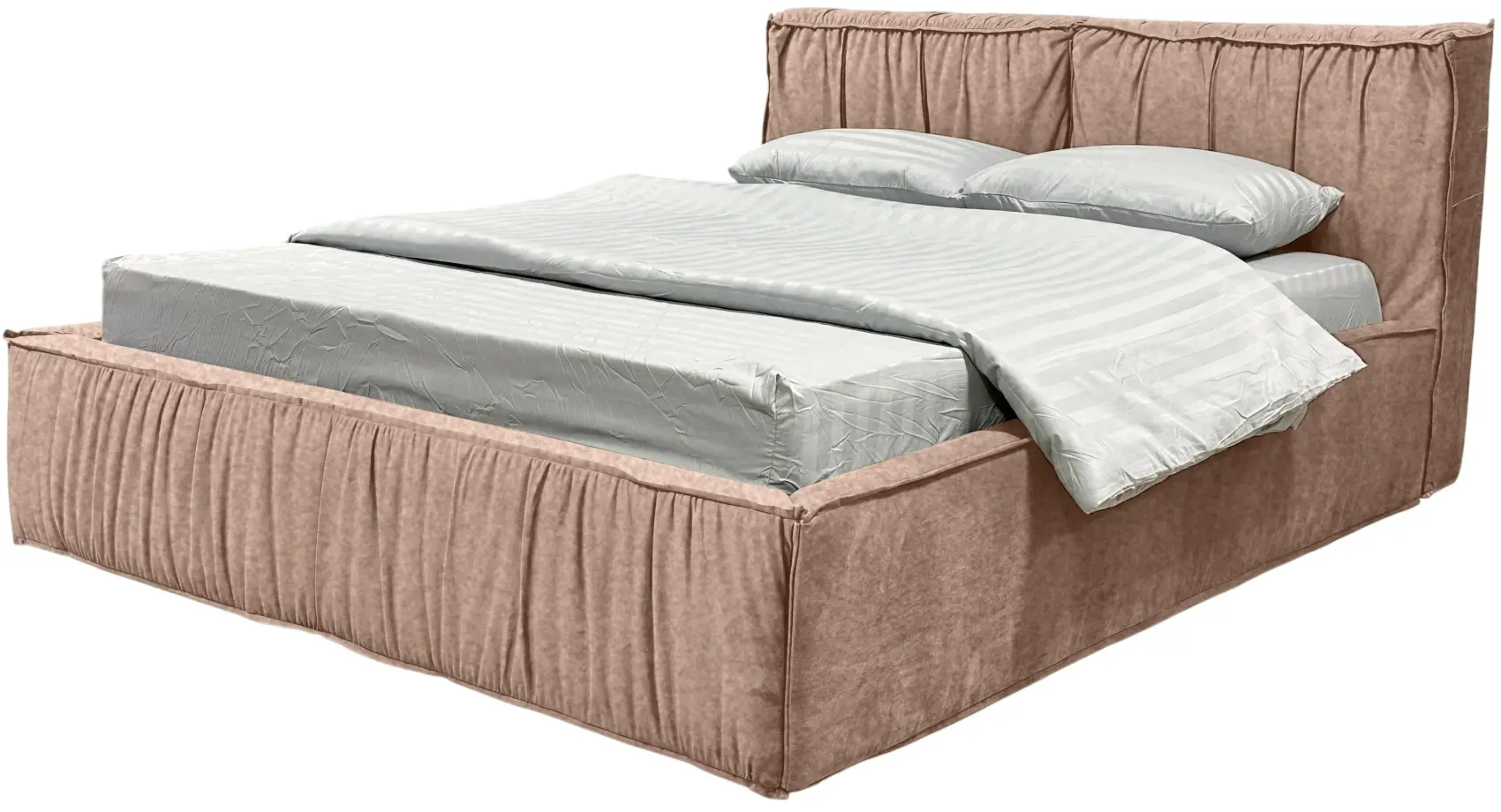 Кровать Charmbed Lux Selina 160x200 Mono 06 (Dark Beige) - 4