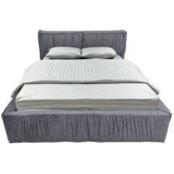 Кровать Charmbed Lux Selina 160x200 Mono 09 (Grey-Blue) Thumb