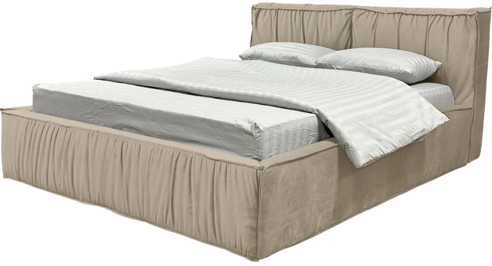 Кровать Charmbed Lux Selina 180x200 Laguna 07 (Beige) - 4
