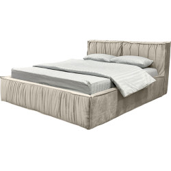 Кровать Charmbed Lux Selina 180x200 Laguna 08 (Gray-Beige) Thumb