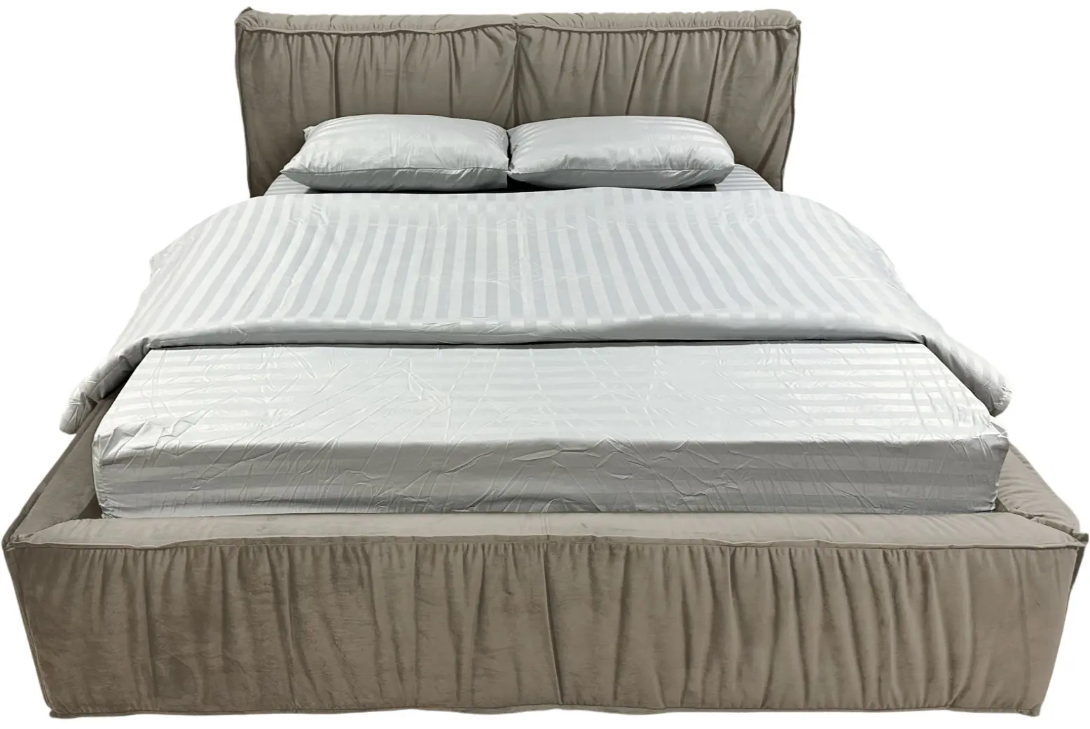 Кровать Charmbed Lux Selina 180x200 Laguna 09 (Stone Gray) - 3