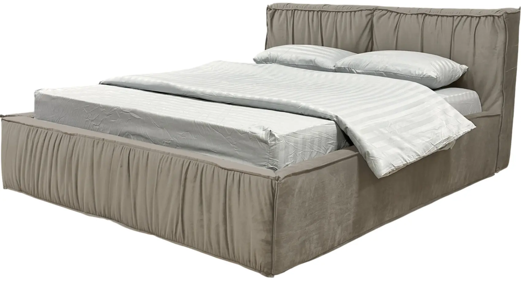 Кровать Charmbed Lux Selina 180x200 Laguna 09 (Stone Gray) - 4