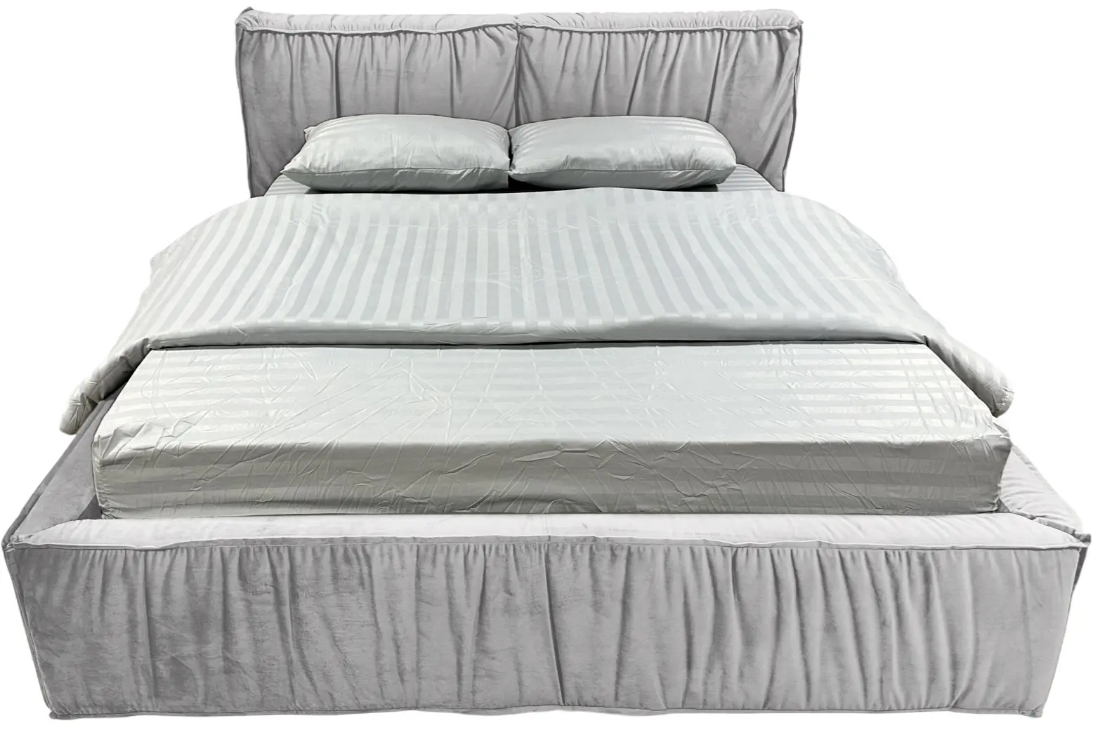 Кровать Charmbed Lux Selina 180x200 Laguna 41 (Silver) - 3