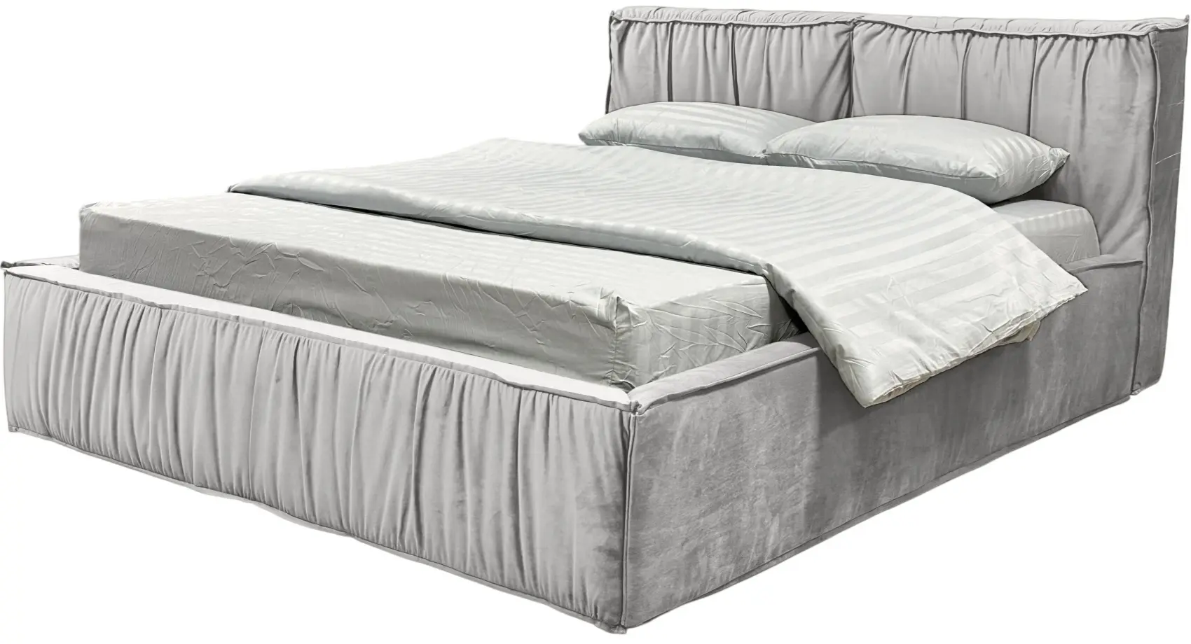 Кровать Charmbed Lux Selina 180x200 Laguna 41 (Silver) - 4
