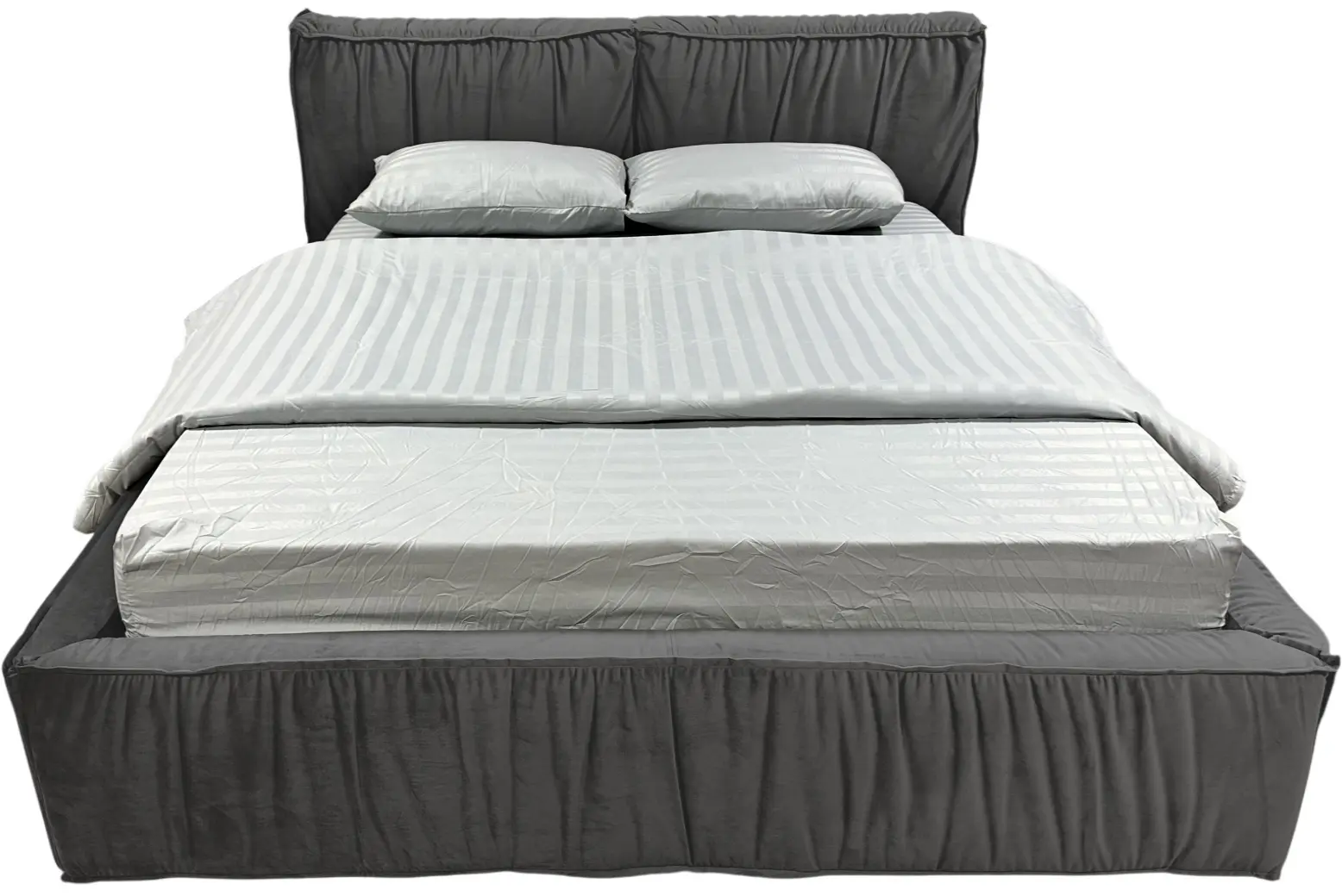 Кровать Charmbed Lux Selina 180x200 Laguna 43 (Gray) - 3