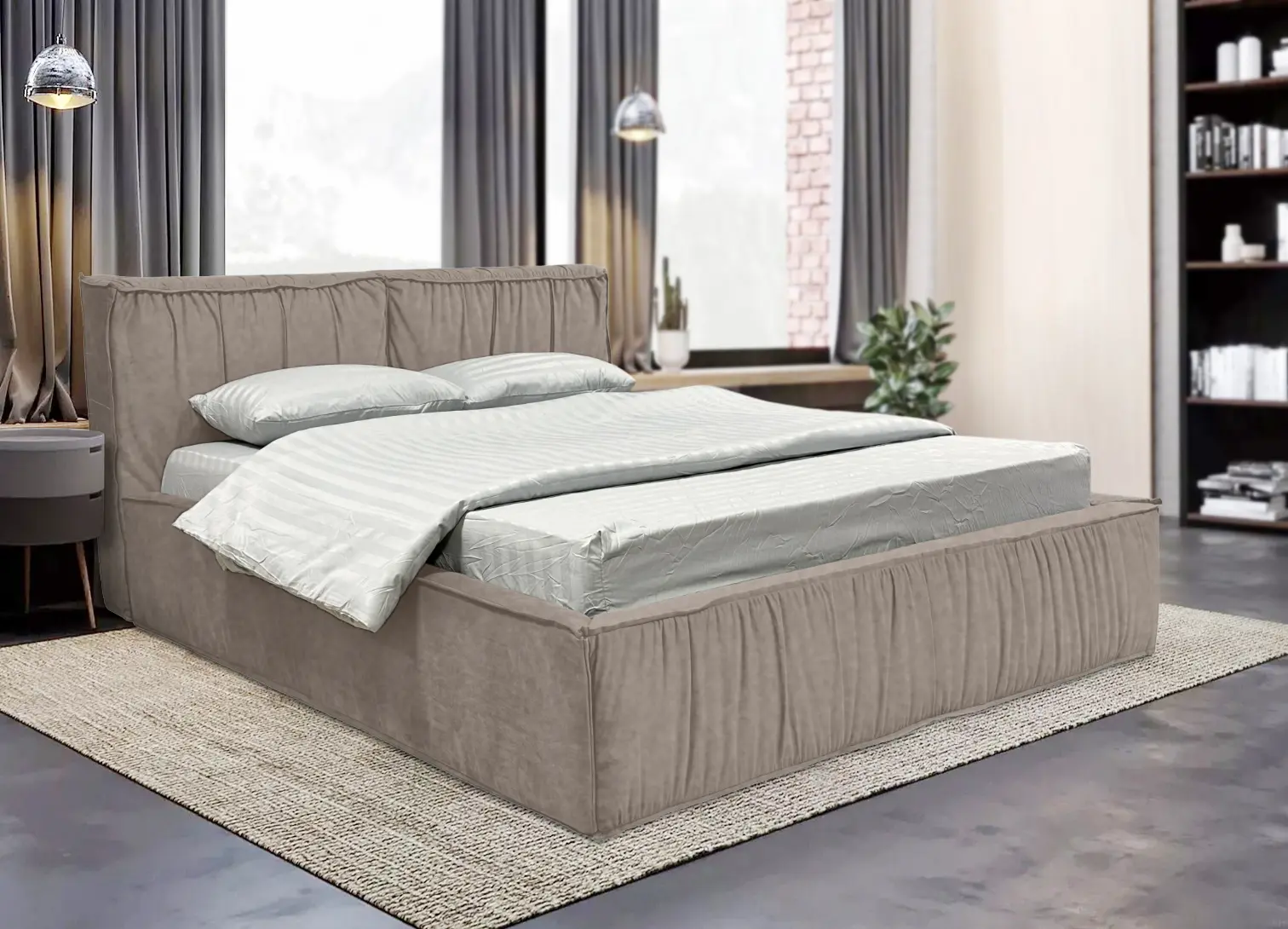 Pat Charmbed Lux Selina 180x200 Mono 04 (Light Brown)