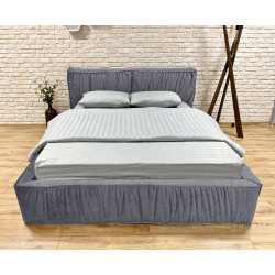 Кровать Charmbed Lux Selina 180x200 Mono 09 (Grey-Blue) Thumb