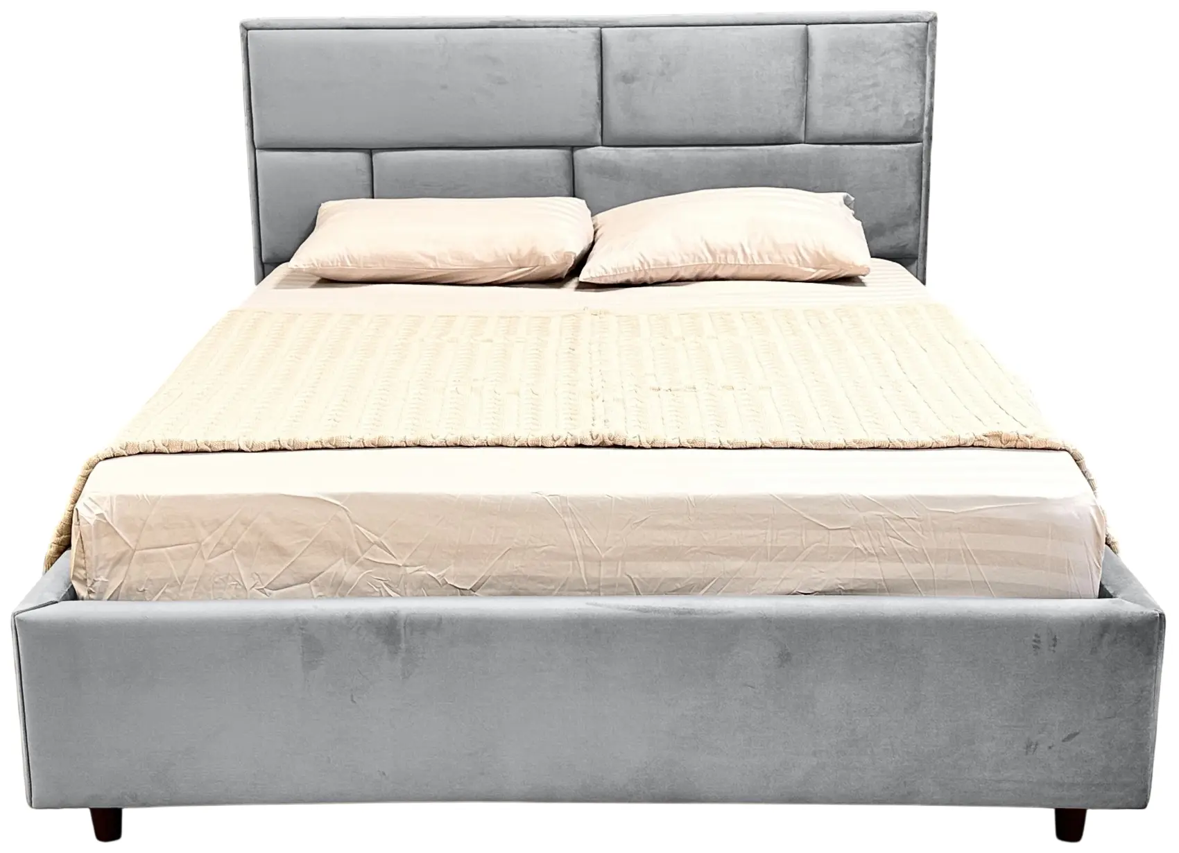 Кровать Charmbed Lux Sofi 160x200 Laguna 42 (Light Gray) - 3