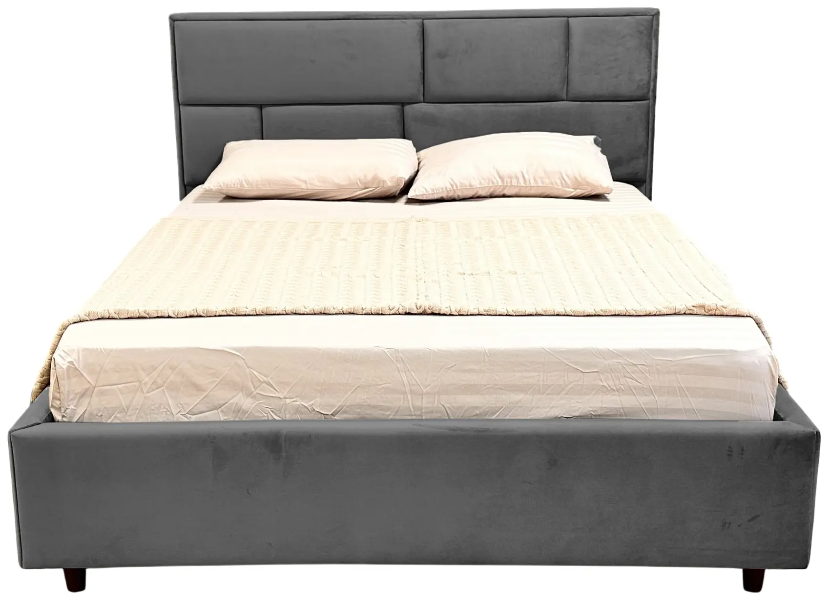 Кровать Charmbed Lux Sofi 160x200 Laguna 43 (Gray) - 3