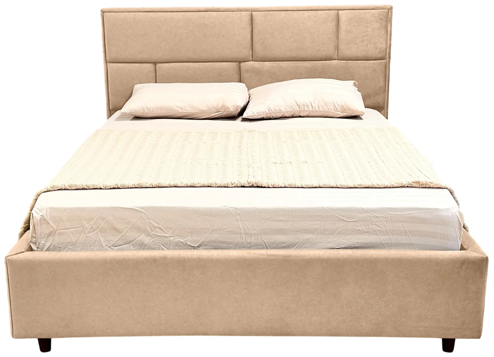 Кровать Charmbed Lux Sofi 160x200 Mono 02 (Beige) - 3