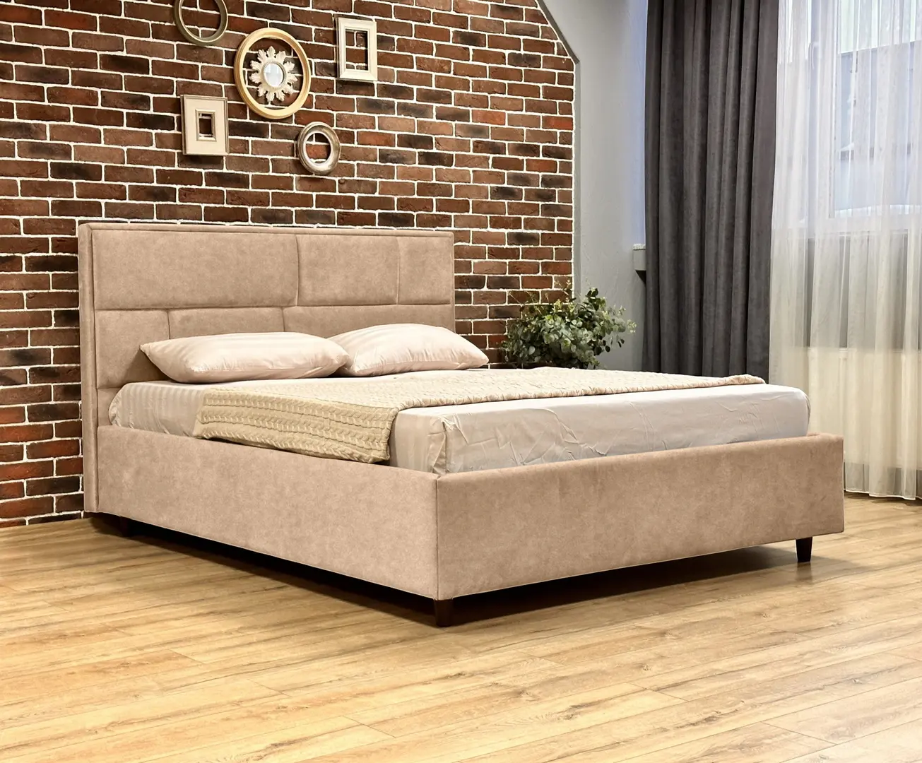 Кровать Charmbed Lux Sofi 160x200 Mono 02 (Beige)