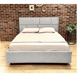 Кровать Charmbed Lux Sofi 160x200 Mono 03 (Light Grey) Thumb