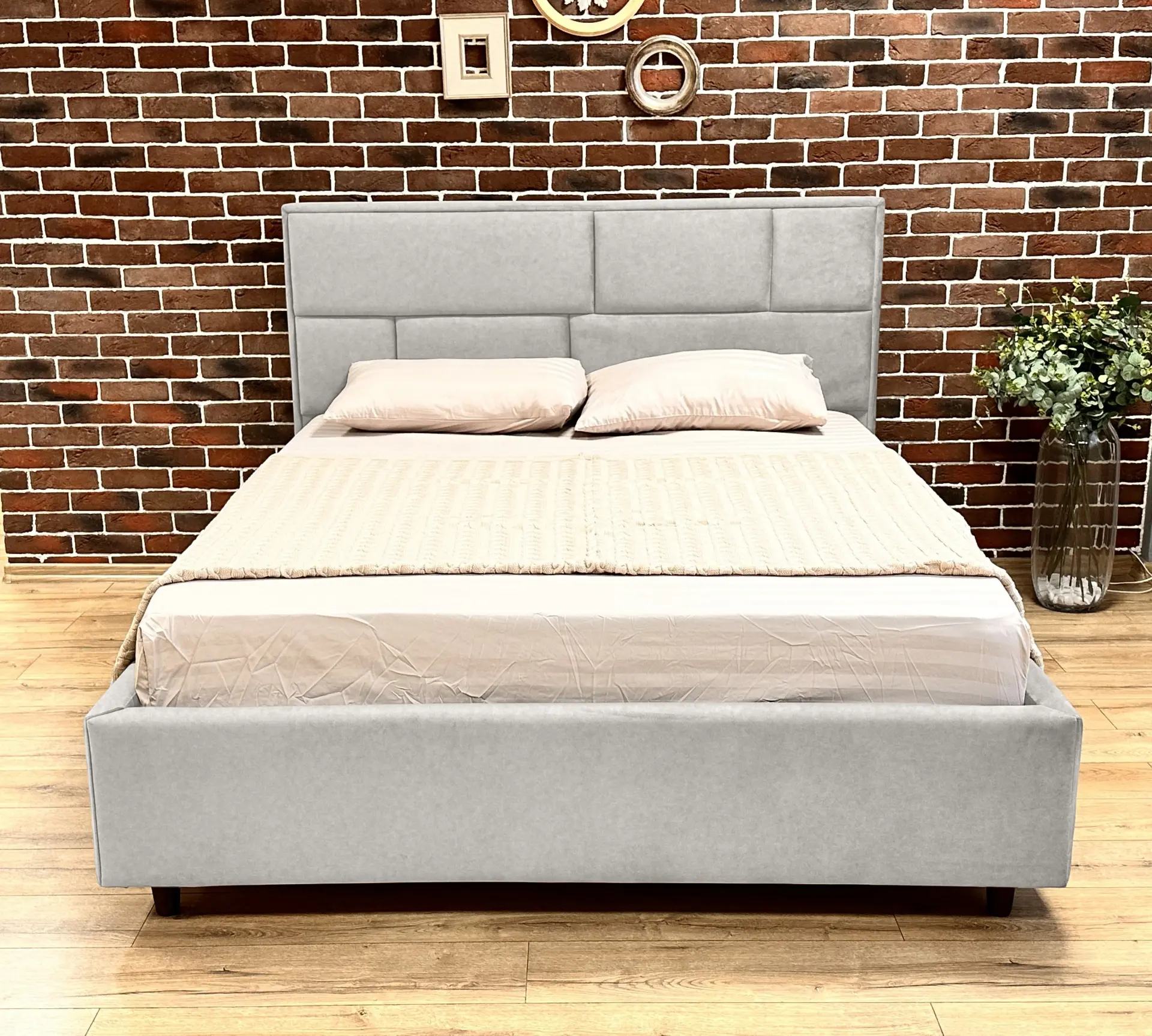 Кровать Charmbed Lux Sofi 160x200 Mono 03 (Light Grey) - 2