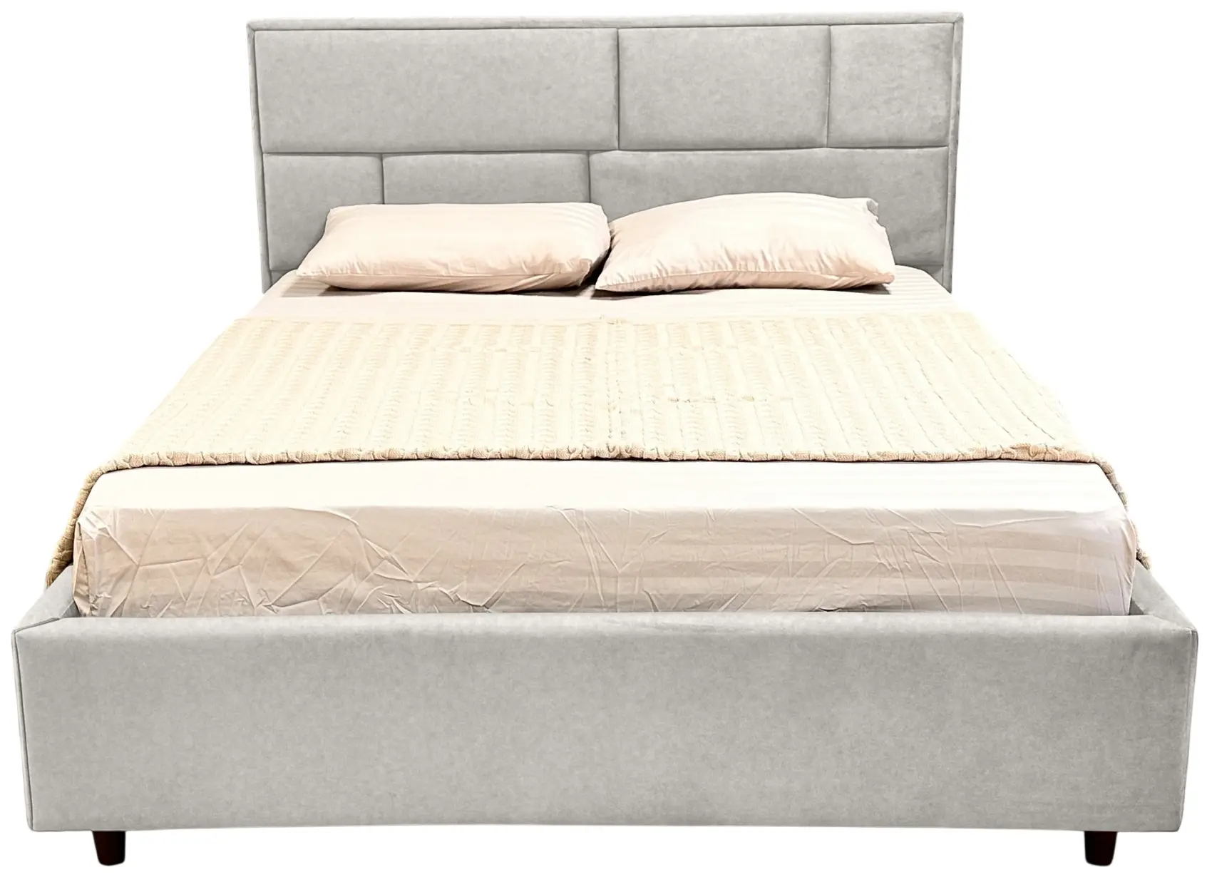 Кровать Charmbed Lux Sofi 160x200 Mono 03 (Light Grey) - 3