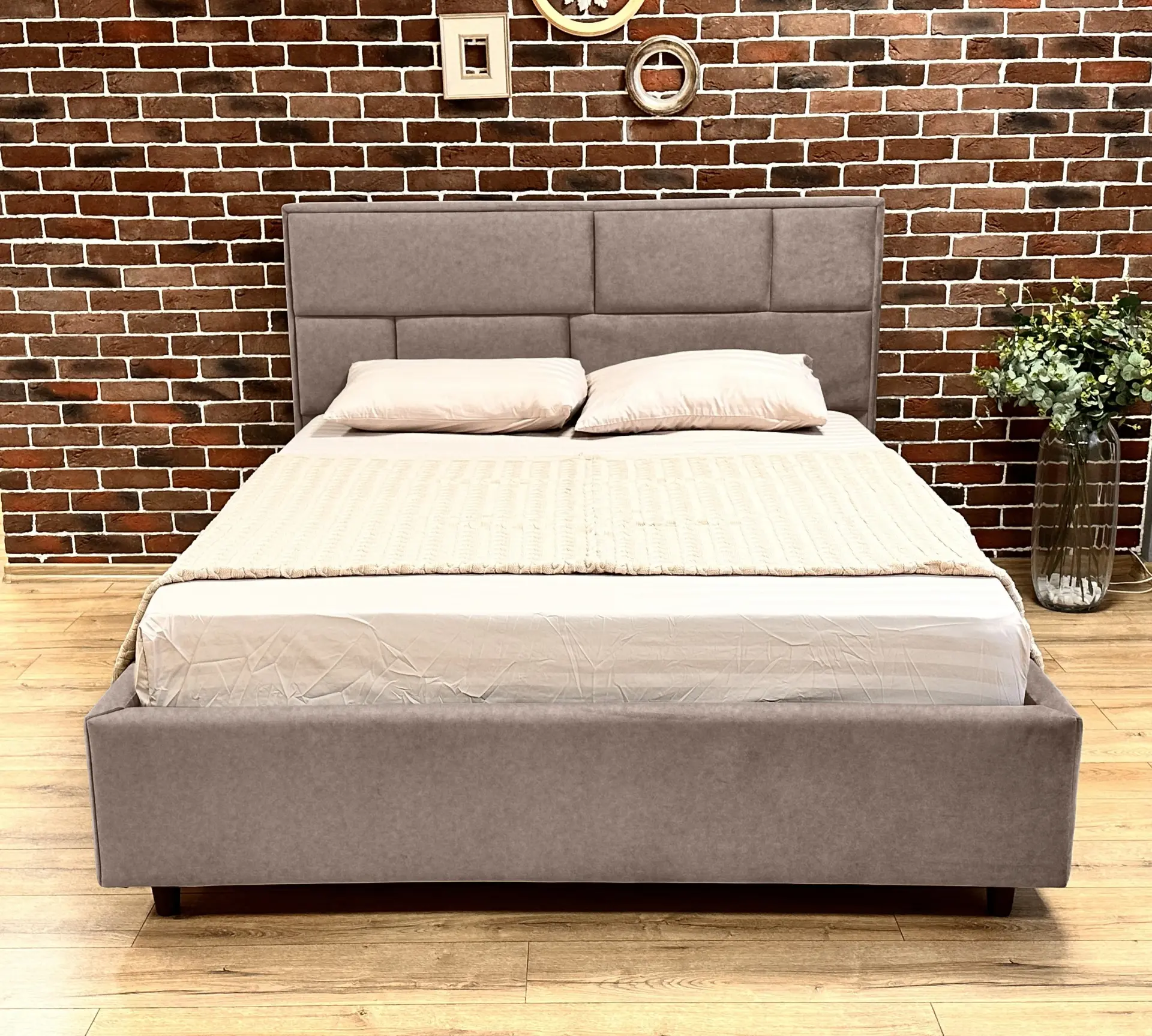 Кровать Charmbed Lux Sofi 160x200 Mono 04 (Light Brown) - 2