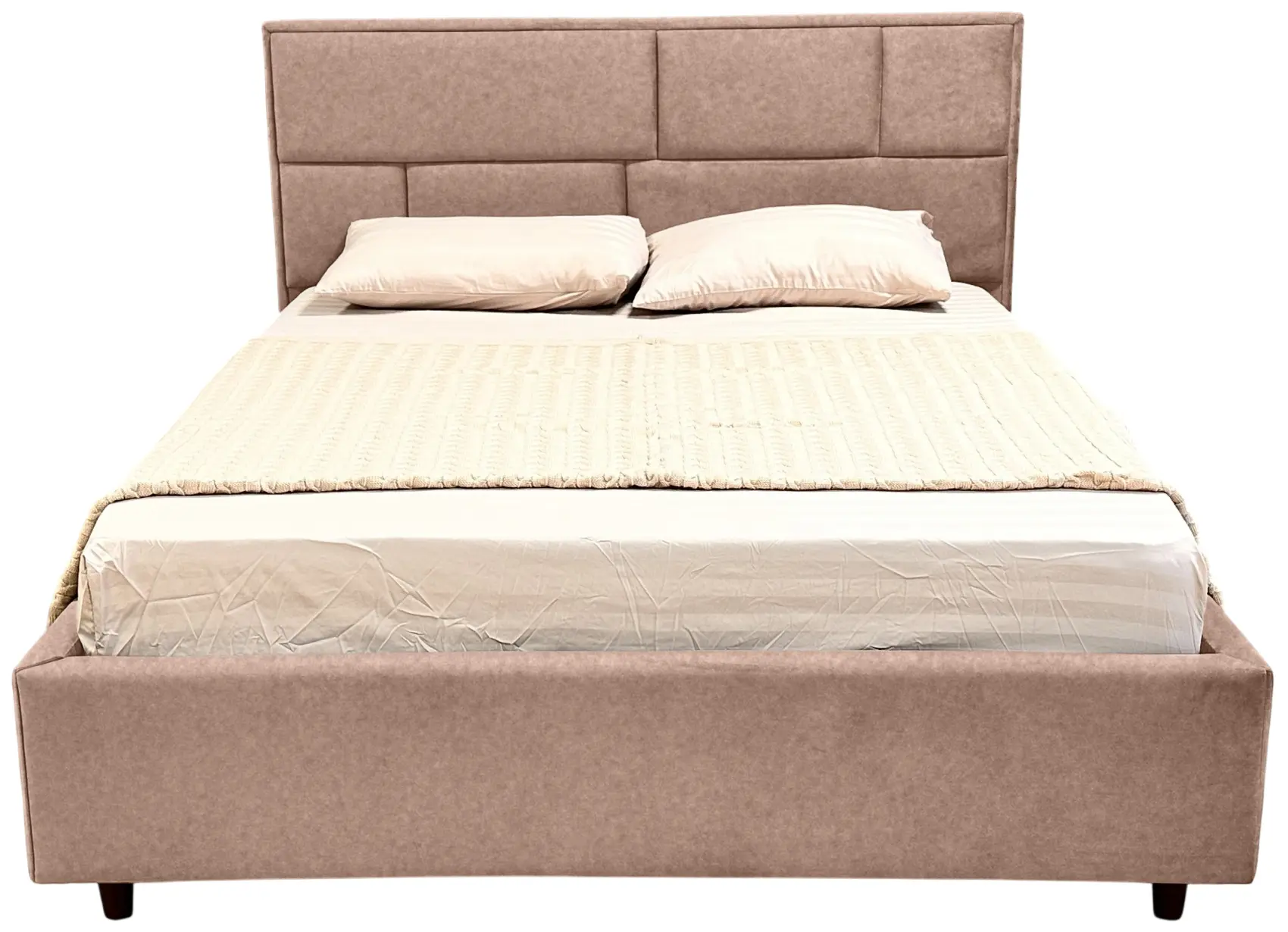 Кровать Charmbed Lux Sofi 160x200 Mono 06 (Dark Beige) - 3