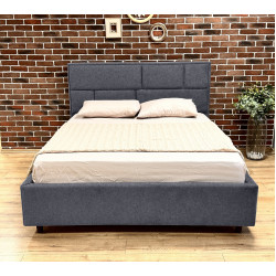 Кровать Charmbed Lux Sofi 160x200 Mono 09 (Grey-Blue) Thumb