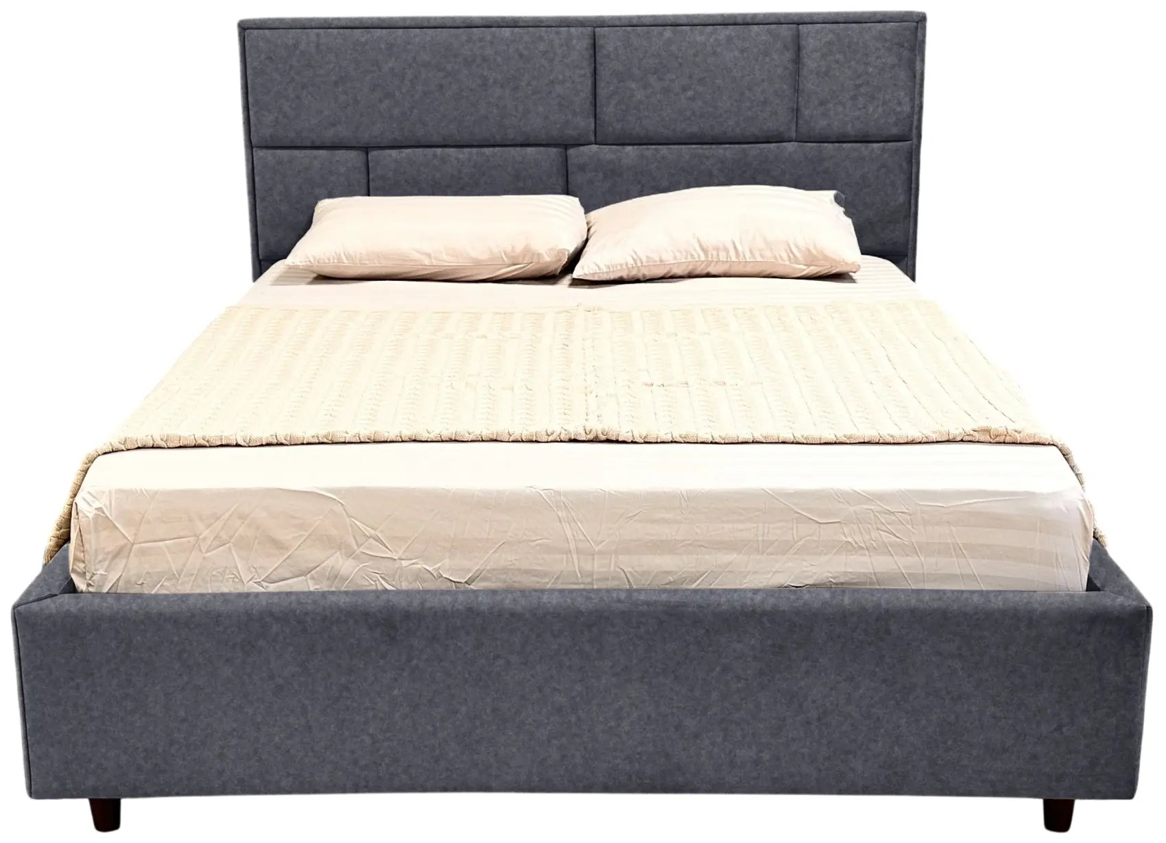 Кровать Charmbed Lux Sofi 160x200 Mono 09 (Grey-Blue) - 3