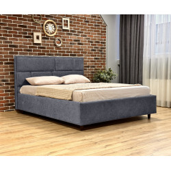 Кровать Charmbed Lux Sofi 160x200 Mono 09 (Grey-Blue)