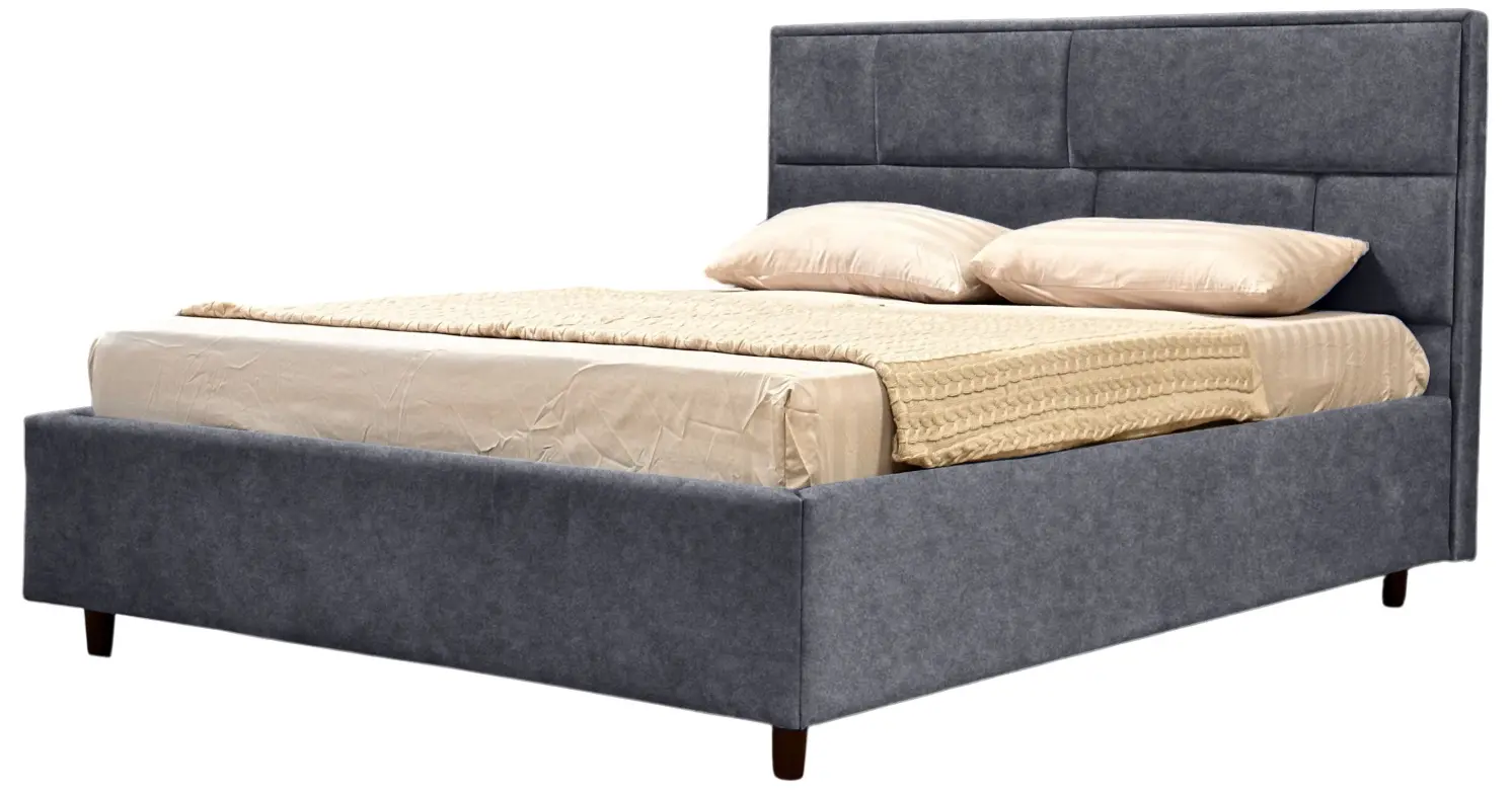 Кровать Charmbed Lux Sofi 160x200 Mono 09 (Grey-Blue) - 4