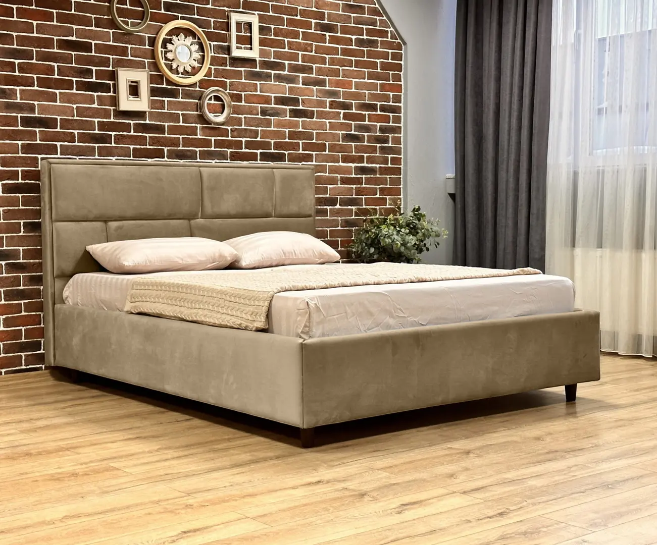 Кровать Charmbed Lux Sofi 180x200 Laguna 06 (Cappuccino)