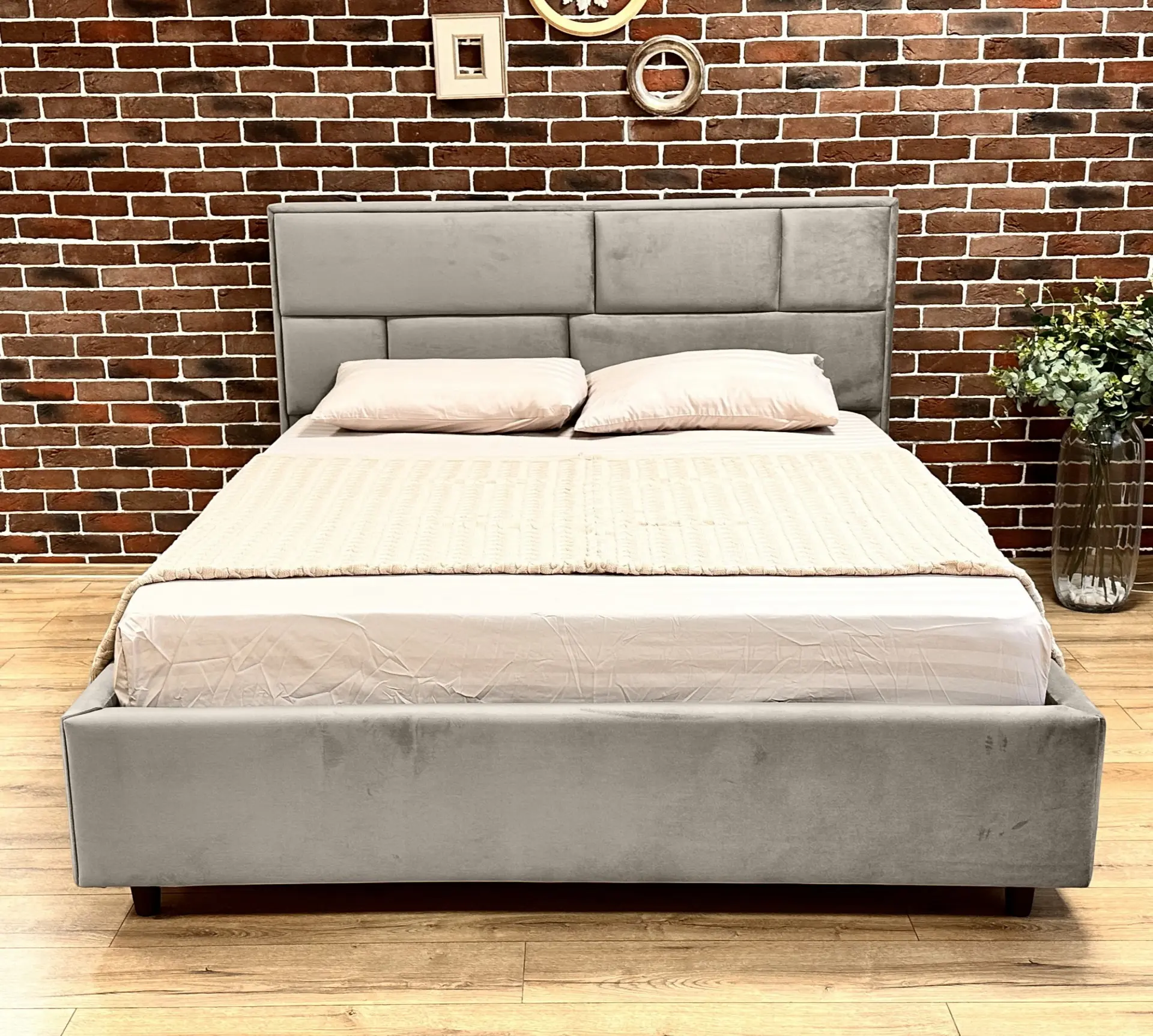 Кровать Charmbed Lux Sofi 180x200 Laguna 09 (Stone Gray) - 2