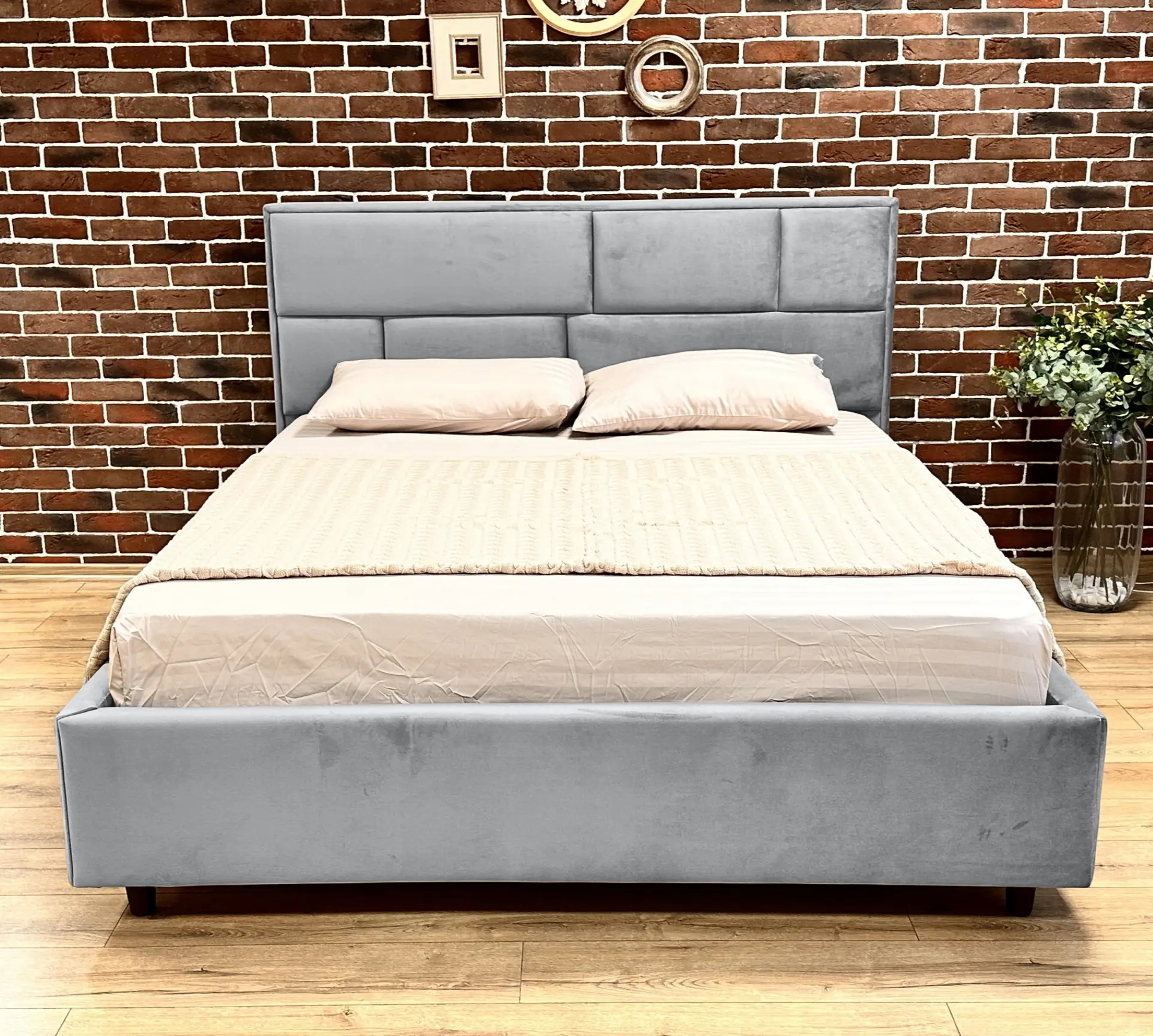 Кровать Charmbed Lux Sofi 180x200 Laguna 42 (Light Gray) - 2