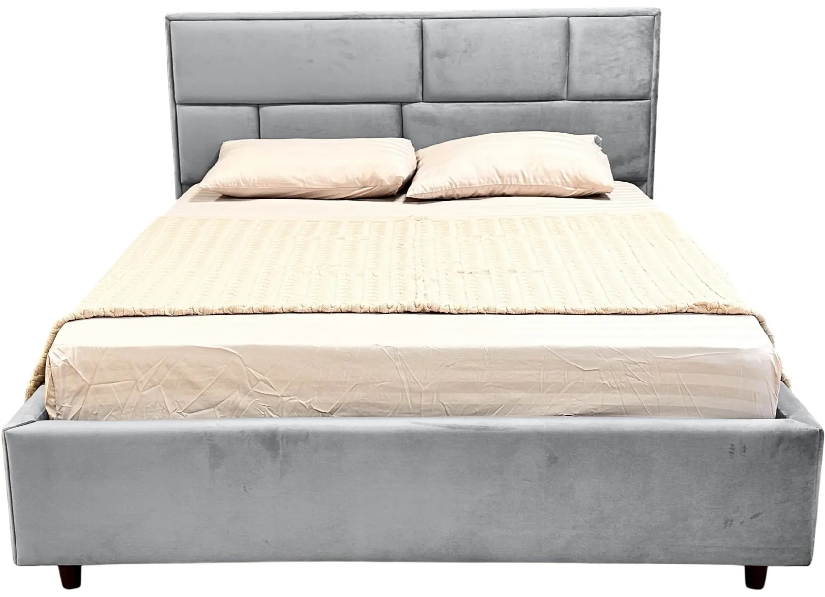 Кровать Charmbed Lux Sofi 180x200 Laguna 42 (Light Gray) - 3