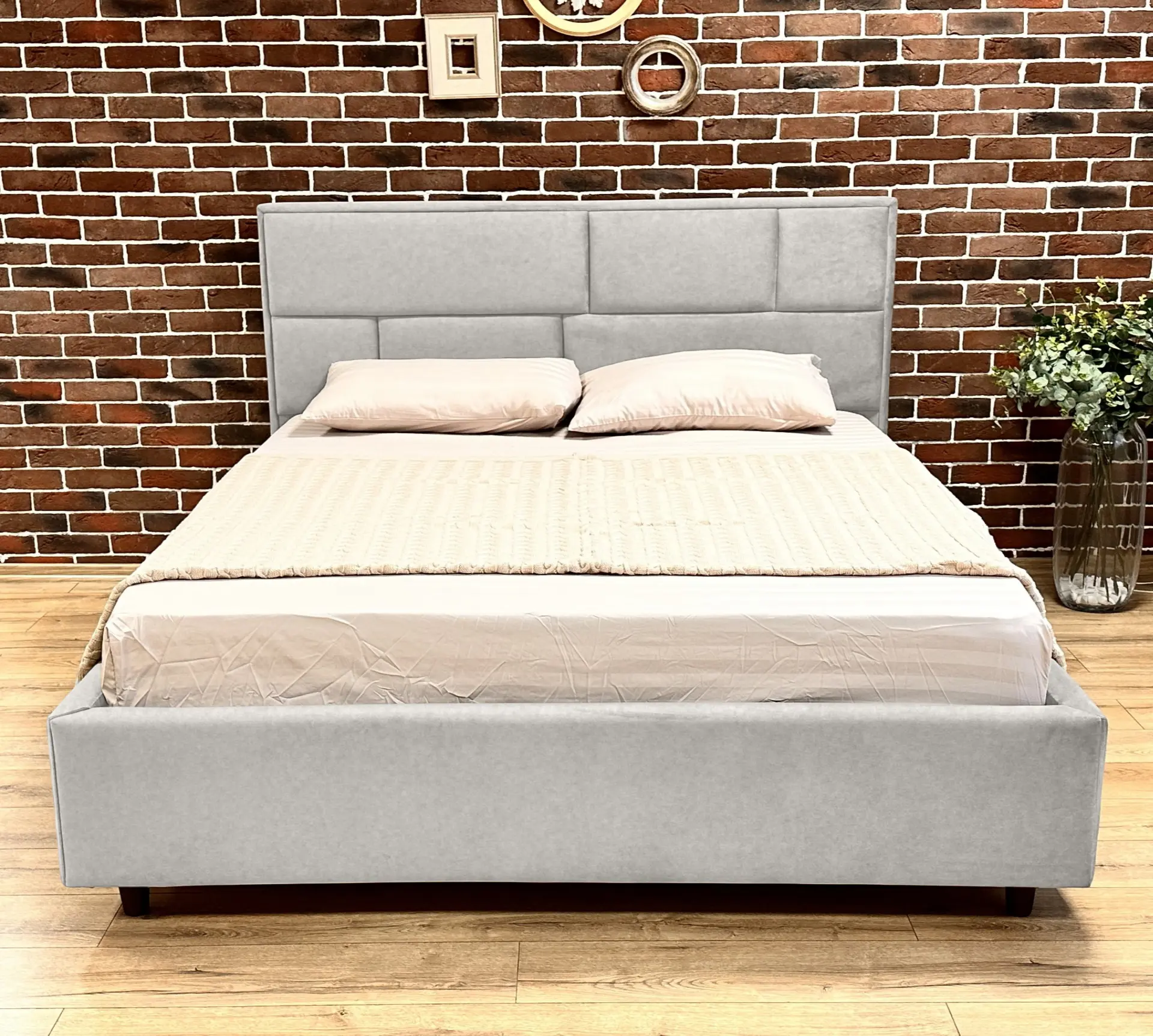 Кровать Charmbed Lux Sofi 180x200 Mono 03 (Light Grey) - 2