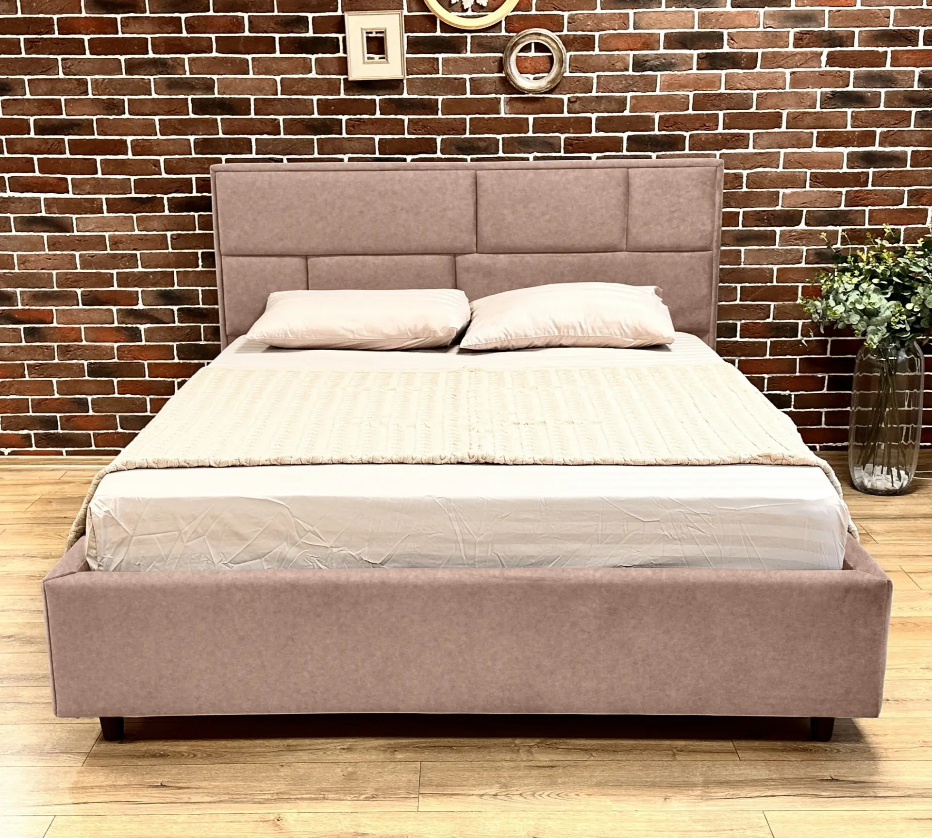 Кровать Charmbed Lux Sofi 180x200 Mono 06 (Dark Beige) - 2