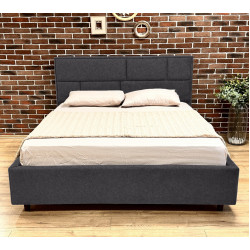 Кровать Charmbed Lux Sofi 180x200 Mono 07 (Dark Grey) Thumb