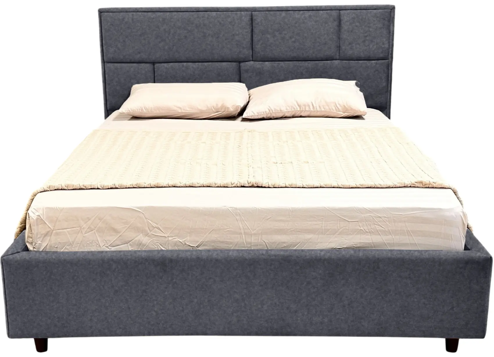 Кровать Charmbed Lux Sofi 180x200 Mono 09 (Grey-Blue) - 3