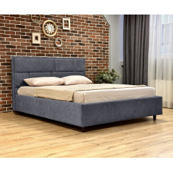 Кровать Charmbed Lux Sofi 180x200 Mono 09 (Grey-Blue)